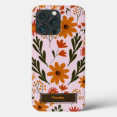 Floral kleurrijke bloemen telefoontas Case-Mate iPhone case (Achterkant)