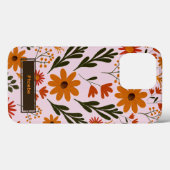 Floral kleurrijke bloemen telefoontas Case-Mate iPhone case (Achterkant (horizontaal))
