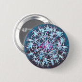 Floral-knoppenbadge Ronde Button 5,7 Cm (Voorkant /achterkant)