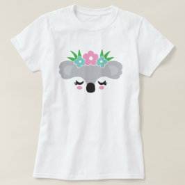Floral Koala T-Shirt