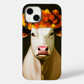 Floral-koe Case-Mate iPhone Case (Achterkant)