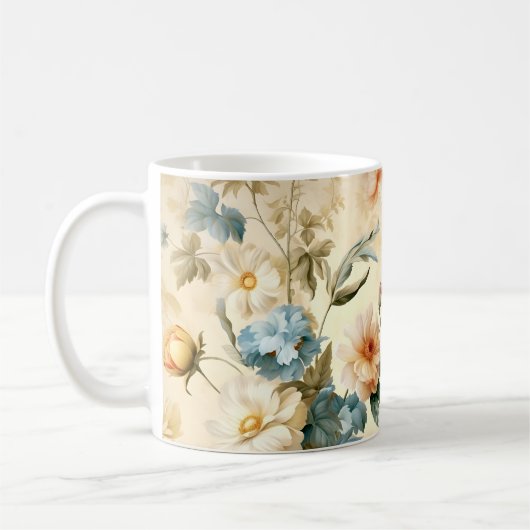 Floral Koffiemok (Links)