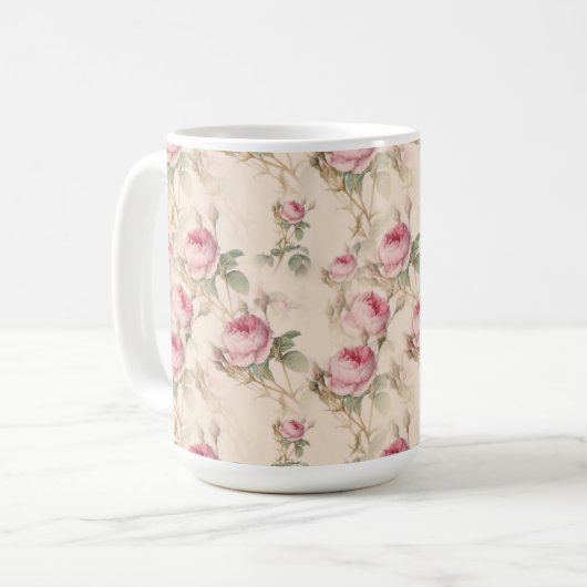  Floral Koffiemok (Voorkant links)