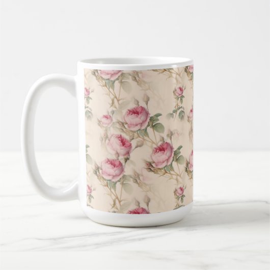  Floral Koffiemok (Links)