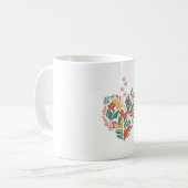 Floral Koffiemok (Voorkant links)