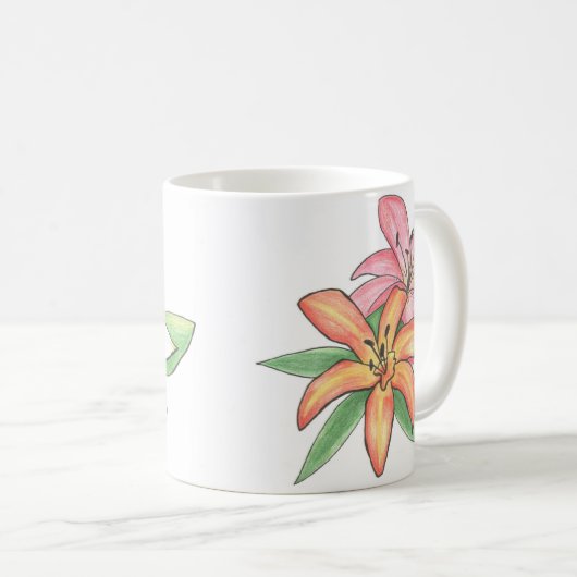 Floral Koffiemok (Voorkant rechts)