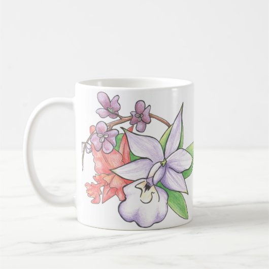 Floral Koffiemok (Links)