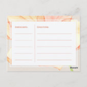 Floral koperen glitter script vrijgezellenfeest re briefkaart (Achterkant)