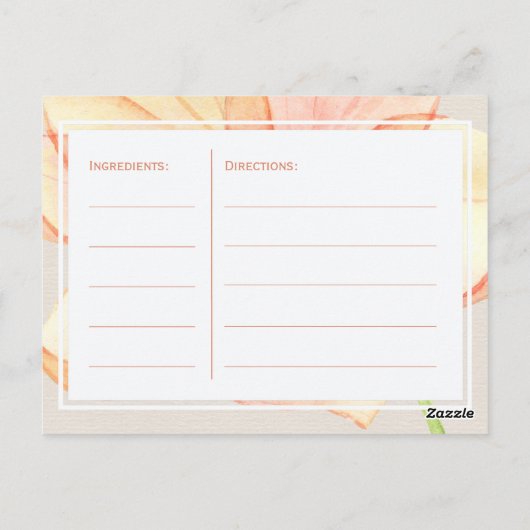 Floral koperen glitter script vrijgezellenfeest re briefkaart (Achterkant)