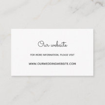 Floral krans bruiloft website kaart