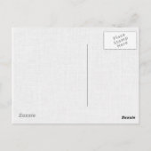 Floral krans dank u Briefkaart (Achterkant)