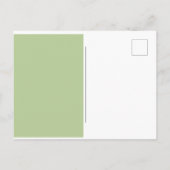 Floral krijgt snel een groet aankondigingskaart (Achterkant)