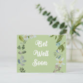 Floral krijgt snel een groet aankondigingskaart (Staand voorkant)