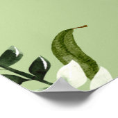 Floral krijgt snel een Poster over groeten (Hoek)