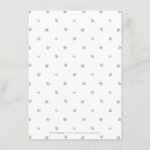 Floral krijtbord rustieke bruiloft informatie kaar informatiekaartje (Achterkant)