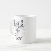 Floral kruis met Christelijke prijsopgave Mok (Voorkant links)