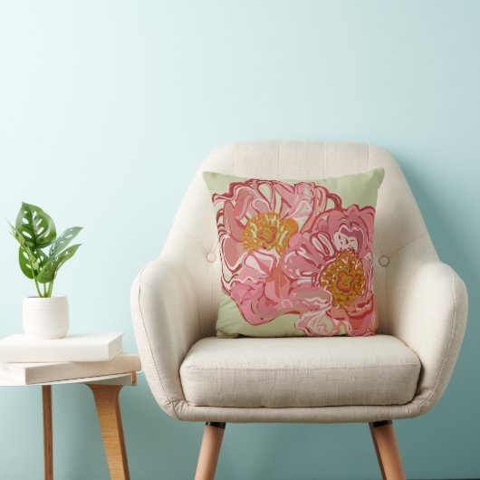 Floral Kussen (Stoel)