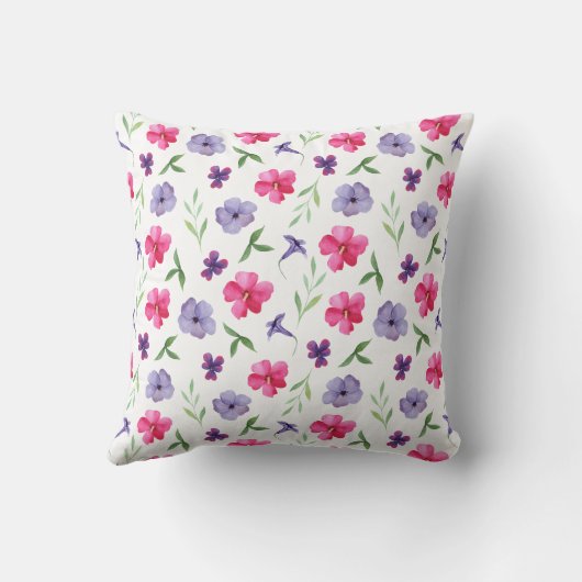 Floral Kussen (Achterkant)