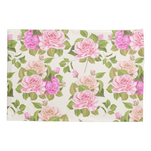  Floral Kussensloop (Achterkant-Links)