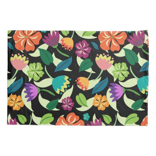 Floral Kussensloop (Achterkant)