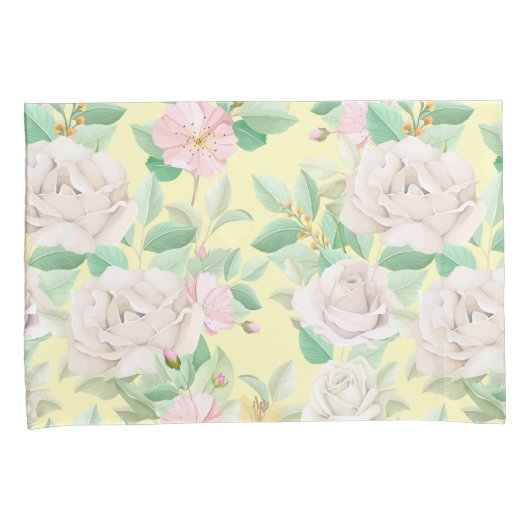 Floral Kussensloop (Voorkant-Rechts)