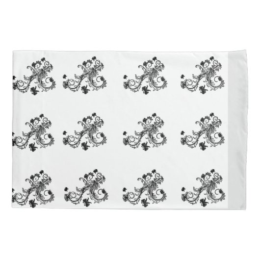 Floral Kussensloop (Achterkant)