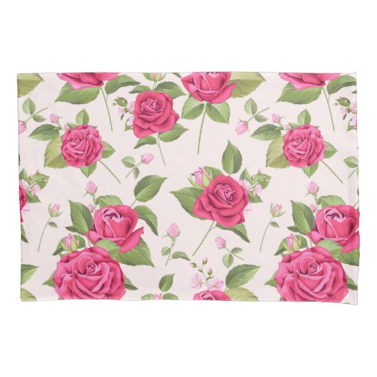  Floral Kussensloop (Voorkant-Links)