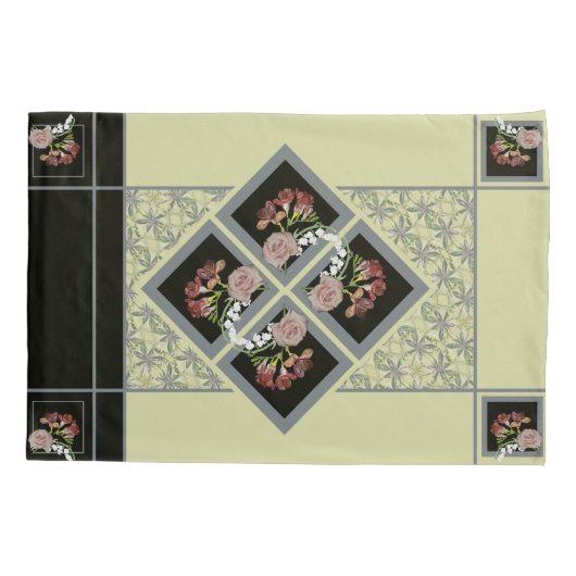 Floral Kussensloop (Achterkant)