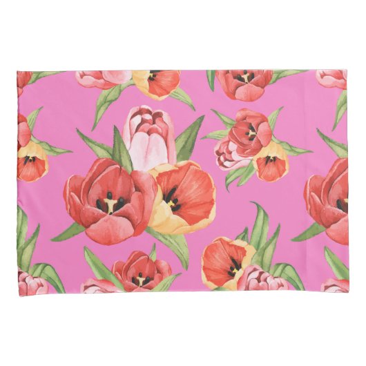 Floral Kussensloop (Voorkant-Rechts)