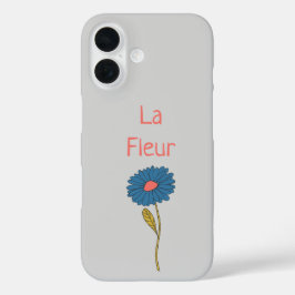 Floral La Fleur Flower iPhone 16 Hoesje