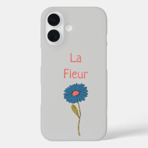 Floral La Fleur Flower iPhone 16 Hoesje