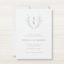 Floral laat de tekening van het moderne huwelijk s