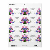 Floral Labels (Full Sheet)