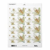 Floral Labels Tulips (Full Sheet)
