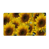 Floral Labels Zonnebloem (Voorkant)