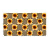 Floral Labels Zonnebloem (Voorkant)