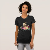 Floral Labrador Retriever T-shirt (Voorkant volledig)