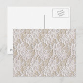 Floral Lace Briefkaart (Voorkant / Achterkant)