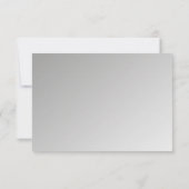 Floral Lace Design en Zilver antwoord (Achterkant)