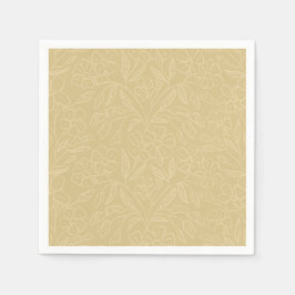 Floral Lace In Yellow Servet