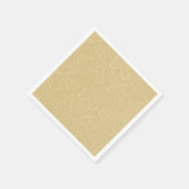 Floral Lace In Yellow Servet (Hoek)