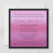 Floral Lace Invite met Diamond Bow Kaart (Achterkant)