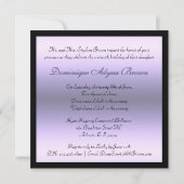 Floral Lace Invite met Diamond Bow Kaart (Achterkant)