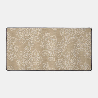 Floral Lace Kraft Foto Afbeelding Bureaumat