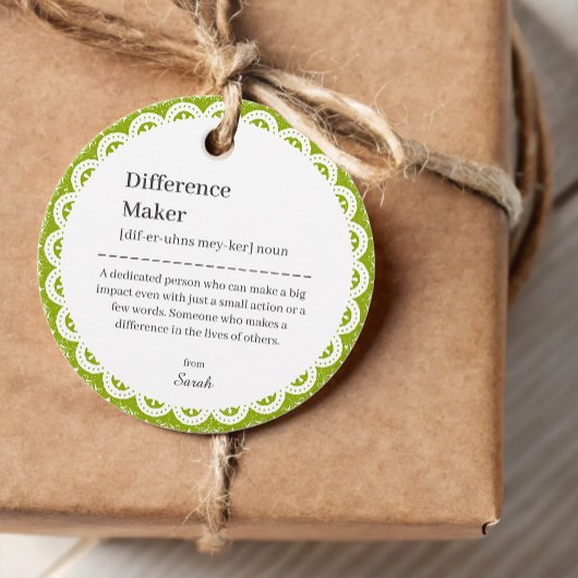 Floral Lace Leraar Mentor Waardering Dank u Bedankjes Labels