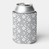Floral Lace Pattern Blikjeskoeler (Blikje Achterkant)