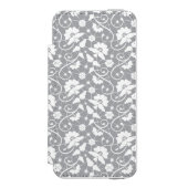 Floral Lace Pattern Incipio iPhone Portemonnee Hoesje (Voorkant Agenda)