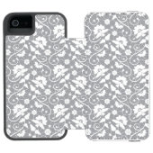 Floral Lace Pattern Incipio iPhone Portemonnee Hoesje (Agenda Open)
