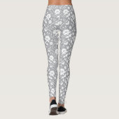 Floral Lace Pattern Leggings (Achterkant)