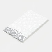 Floral Lace Pattern Post-it® Notes (Schuin)